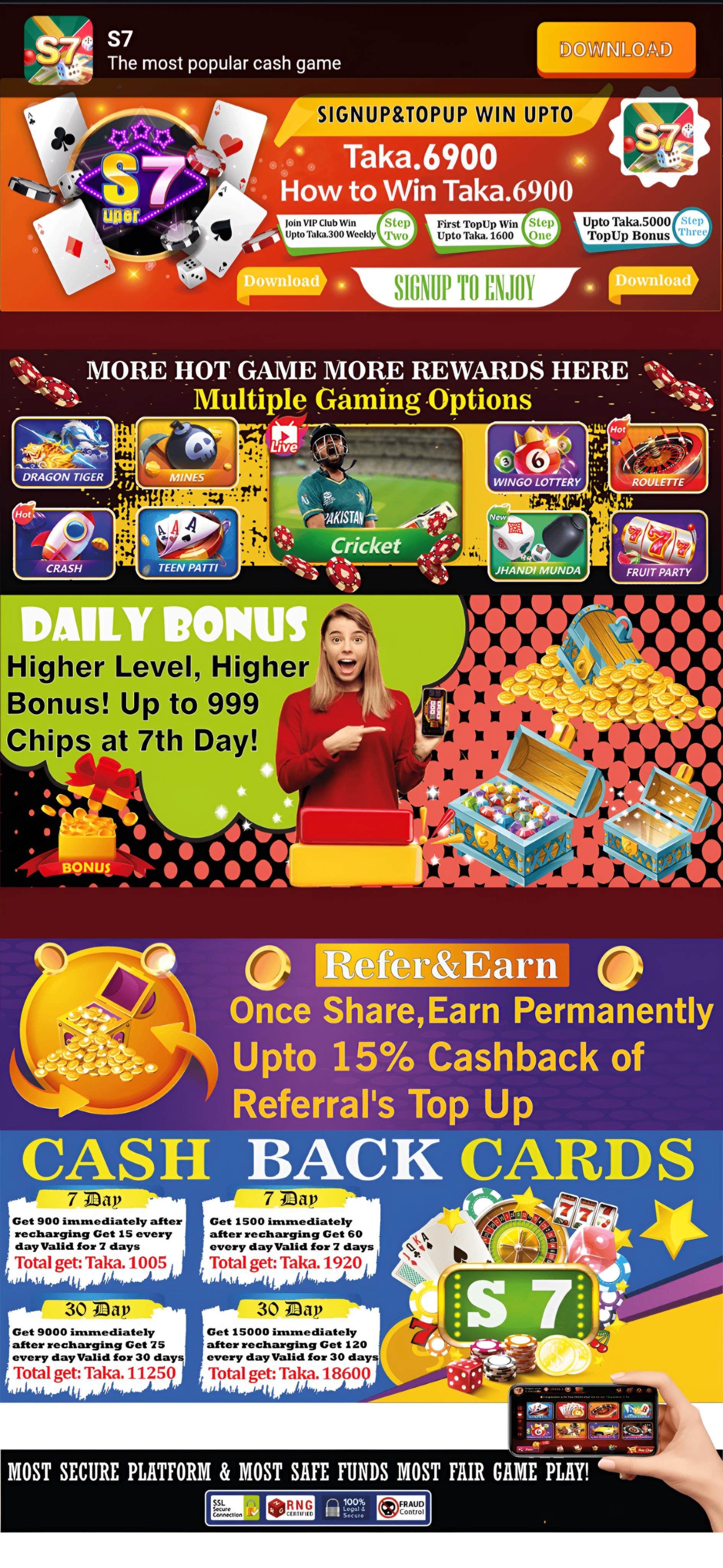 S7 Game download banner